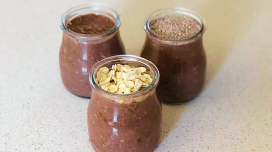 Cocoa + Collagen Overnight Oats